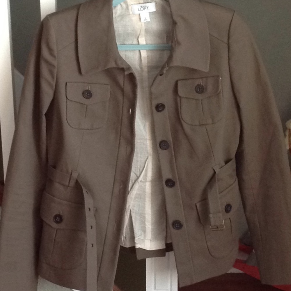 Ann Taylor Loft safari jacket - Picture 3 of 7